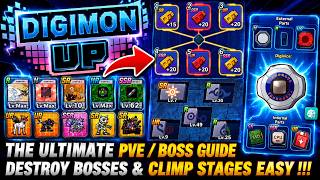 Digimon Up - The BEST PvE Build Destroy Bosses Stages