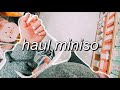 HAUL MINISO + organizo mi ESCRITORIO 🤍🛒