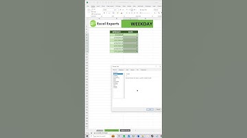 HOW TO USE THE WEEKDAY FUNCTION #shorts