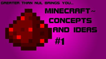 "Binary Data Storage" Minecraft~ Concepts and Ideas #1