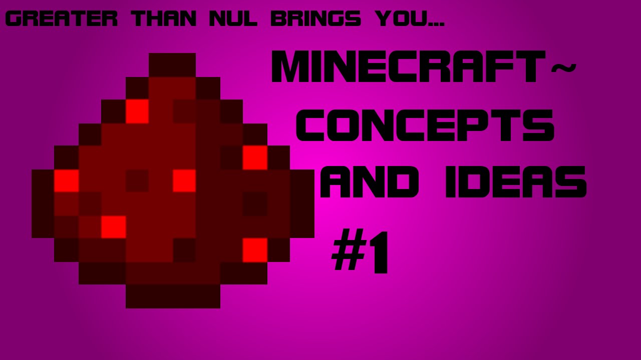 "Binary Data Storage" Minecraft~ Concepts and Ideas #1
