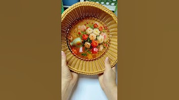 HOW TO WEAVE FRUIT BASKET WITH RATTAN AND BASE #diy #handmade #craft