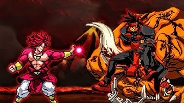 Limit Break Broly SSJ4 OP (New) VS Black Apocalypse OP in Jump Force #Mugen