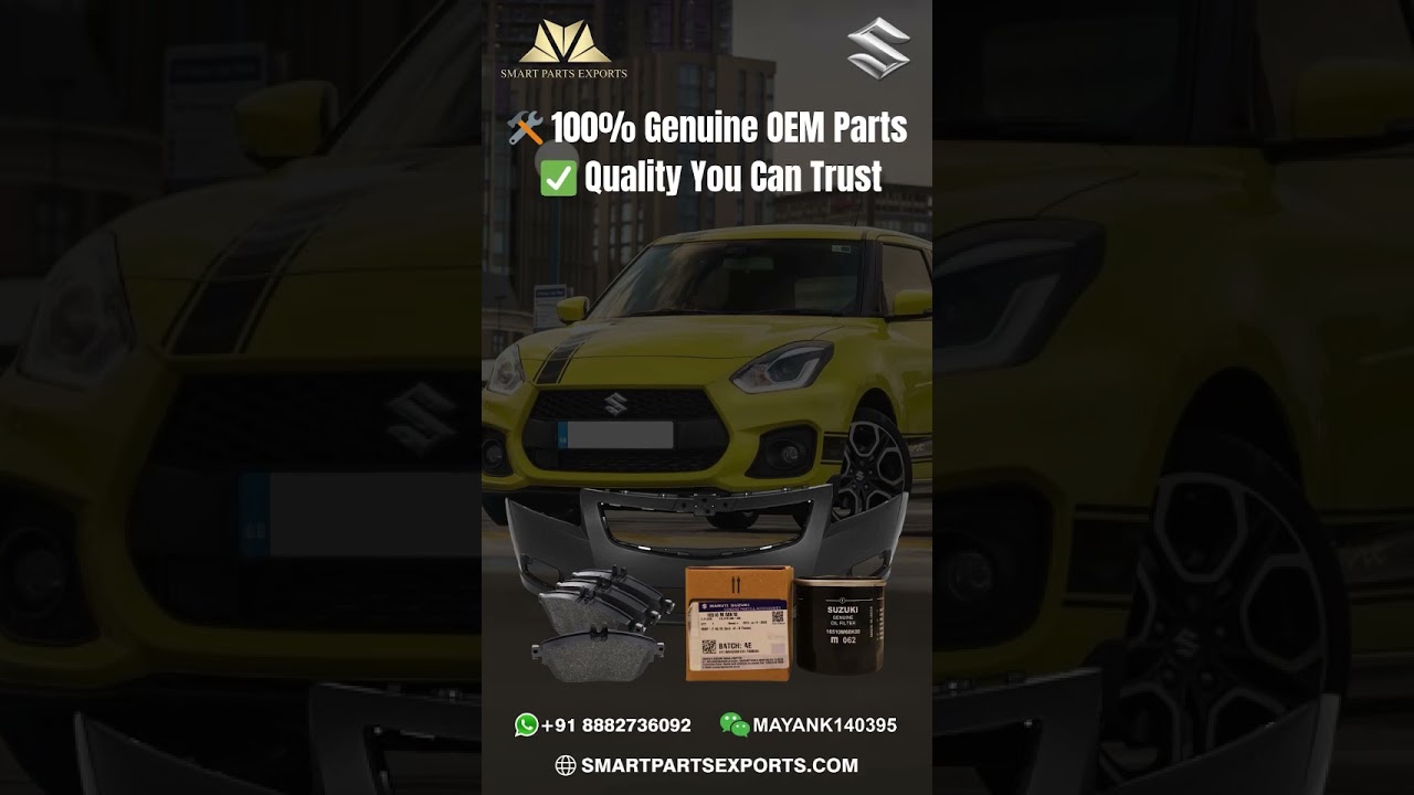 Suzuki Genuine Parts Exporter | OEM Car Spare Parts | Smart Parts Exports