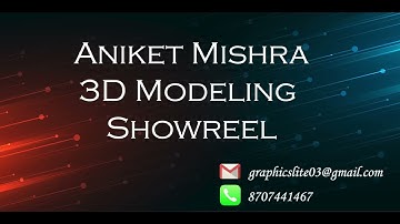 3D Modeling and Texturing Showreel 2022.