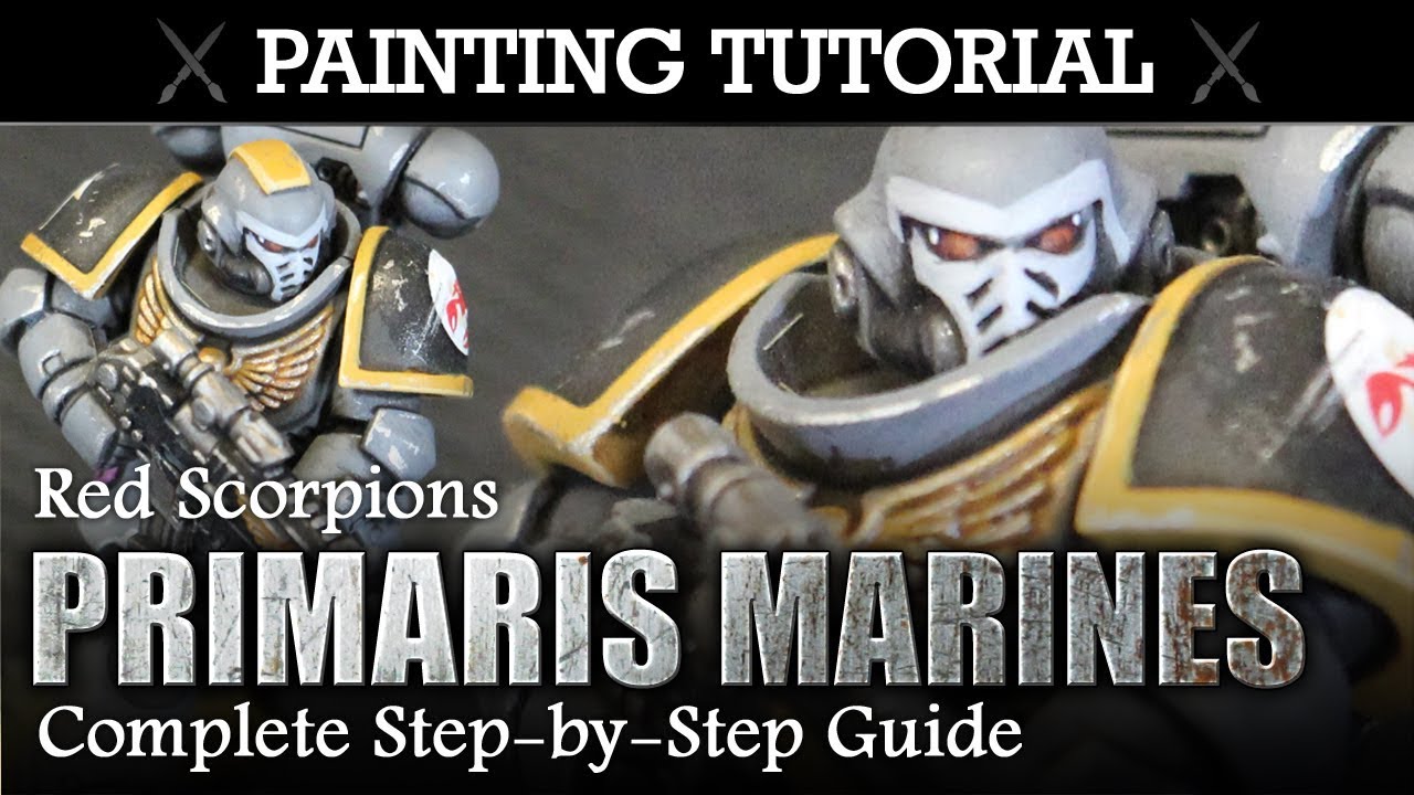 How To Paint Primaris Space Marines Red Scorpions Warhammer 40k