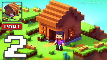 Craft Valley: Building Game - Gameplay Walkthrough Part 2 - Valley of Builders (iOS, Android)