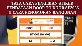 || HOW TO FILL OUT STICKERS AND BUILDING NUMBERS || SE2026 DOOR-TO-DOOR DATA COLLECTION ||