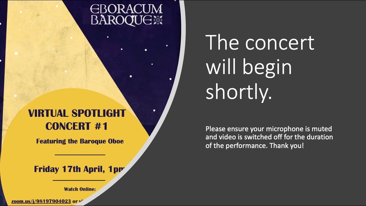 Spotlight Concert 1 The Baroque Oboe YouTube