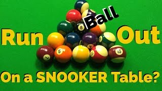 8 Ball run out On A SNOOKER Table? Is it Possible screenshot 2