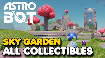 Astro Bot - Sky Garden 100% Walkthrough (All Bots & Puzzle Pieces)