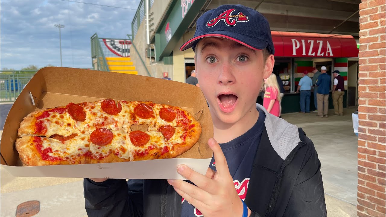MLB Stadium Eats Rome Braves (Single A) Opening Day 2022, Pizza