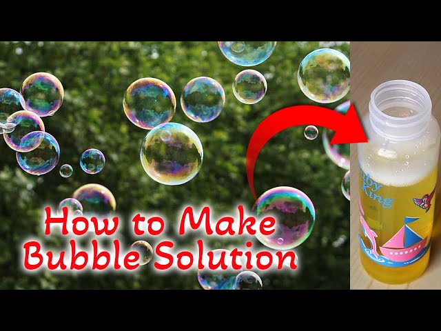 How to Make Bubble Solution at Home without Glycerin class=