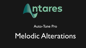 Tutorial - Auto-Tune Pro - Melodic Alterations
