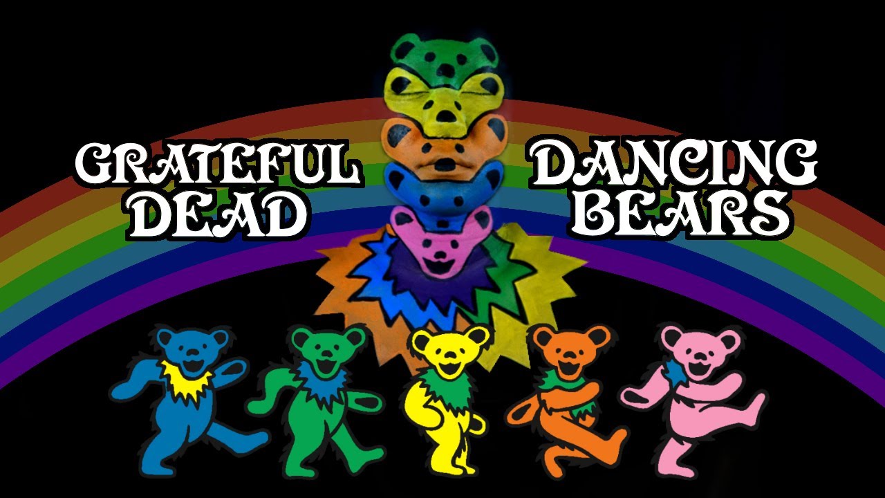 Grateful Dead Dancing Bears Makeup!!! 