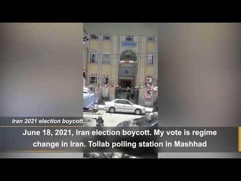 Iran election 2021: The Election poll in the Tollab district of the city of Mashhad is empty