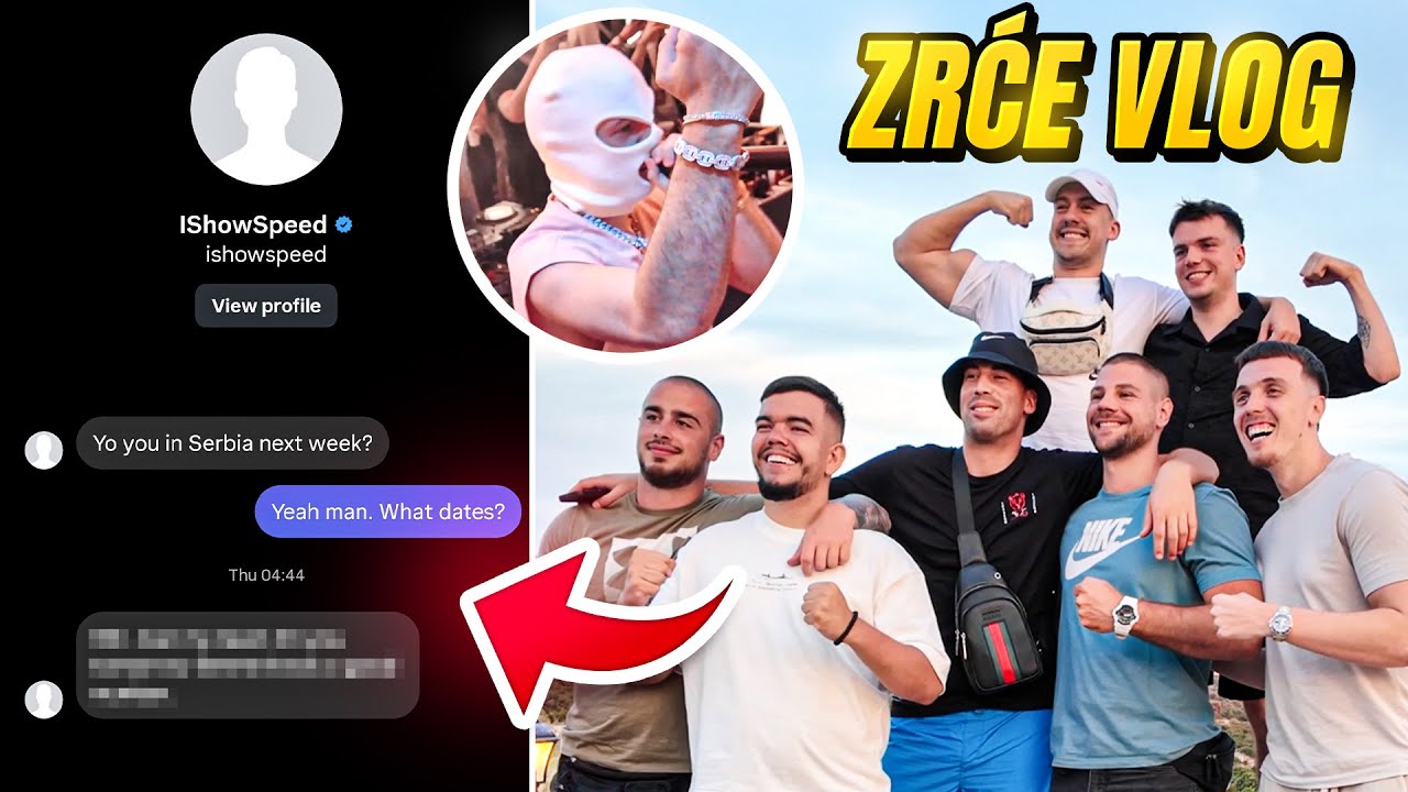 JAVIO MI SE ISHOWSPEED - ZRĆE VLOG