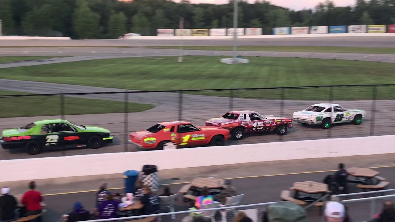 Birch Run Speedway Pure Stock Heat Races 8/3/2018 YouTube