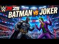 Batman vs Joker WWE 2K25 FULL MATCH PS5 60FPS No Commentary WWE 2K26