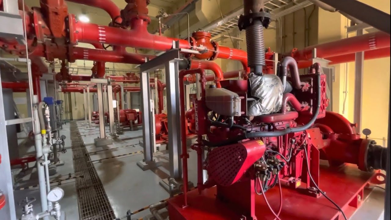 What is Firefighting pump station