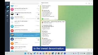 Sme-Cosystem Telegram Bot Video Run Through
