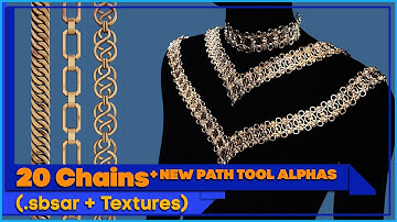 How to Use Chain Alphas with Path Tool in Substance Painter