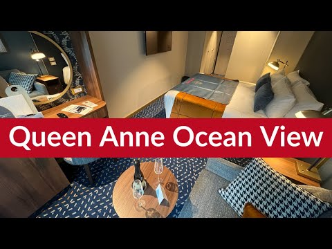 My guest entertainer’s cabin on Queen Anne! Ocean view stateroom tour! Video Thumbnail