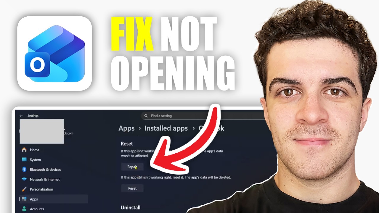 How to Fix Microsoft Outlook Not Opening (2026 Guide) - YouTube