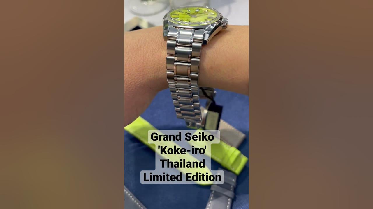 Grand Seiko Thailand Limited Edition SBGH303 - YouTube