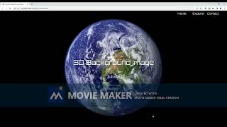 3D Animated background image using HTML CSS JavaScript Tutorial