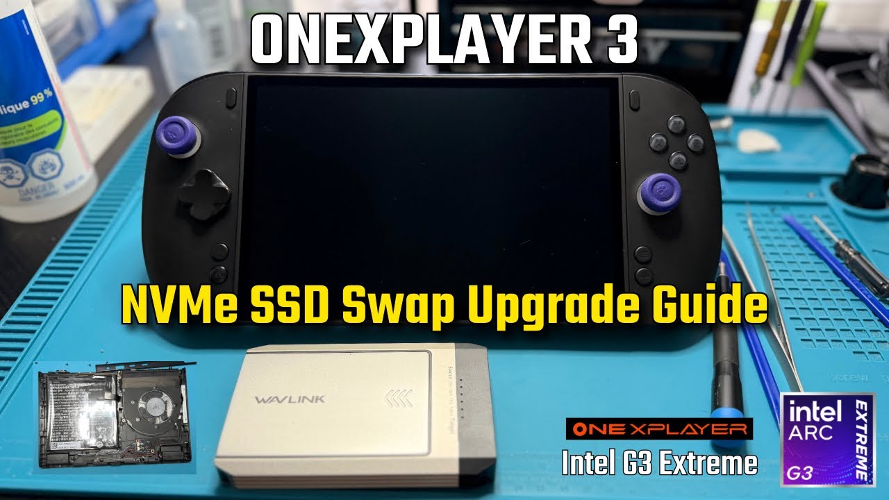Onexplayer 3 Storage Upgrade Guide! Proceed with Caution...