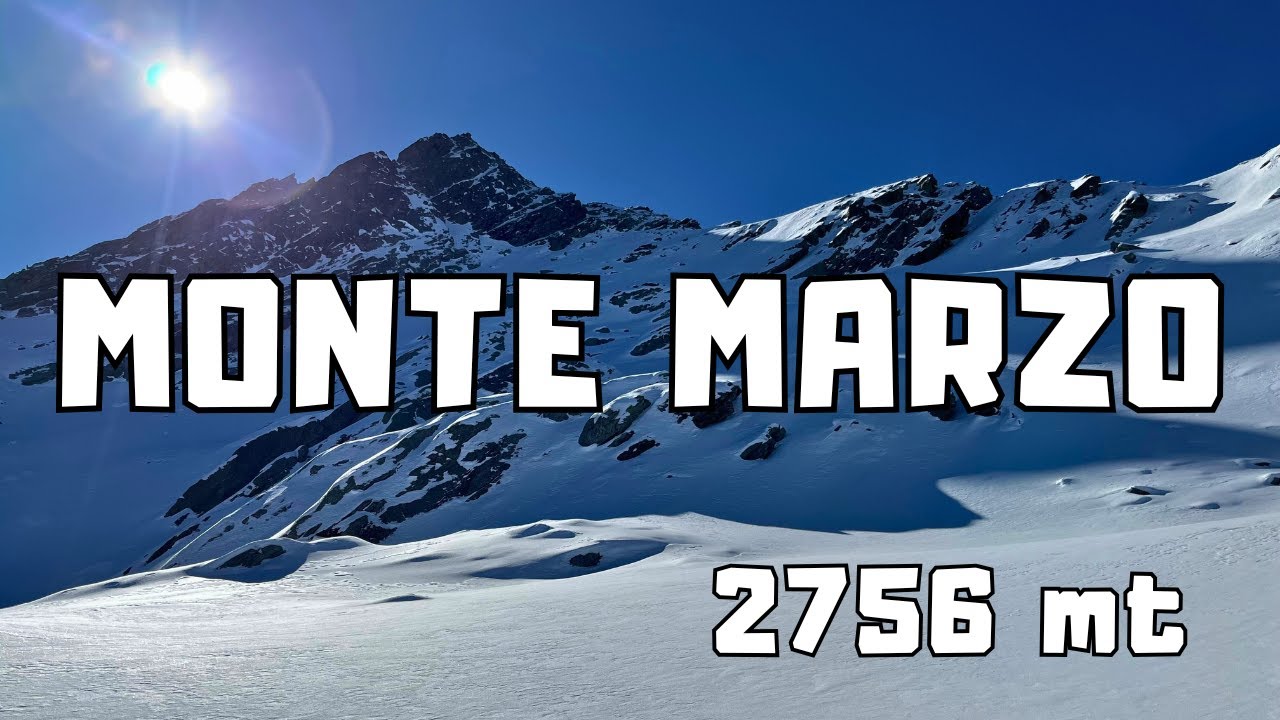Monte Marzo - 2756 mt - Scialpinismo - Via normale da Outre l'Eve (Champorcher - AO) 4K