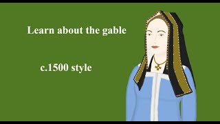 Layers of english gable hood in c 1500