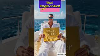Ronaldo or Messi. #funny #viral #ai #football #ff #shorts #cricket #neymar #messi #ronaldo #tiktok