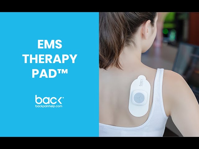 EMS Therapy Pad  Wireless Back Muscle Stimulator Device