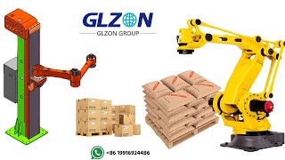 Celebrity Robotic Palletizing System for High Efficiency Packaging  Automated Palletizer Machine Profile