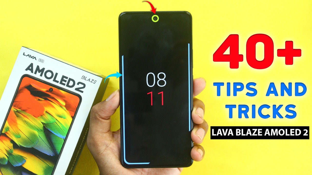 Lava Blaze Amoled 2 Tips and Tricks || Lava Blaze Amoled 2 5G 40+ New Hidden Features in Hindi
