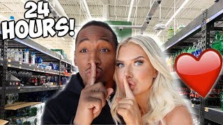 24 HOUR OVERNIGHT CHALLENGE IN WALMART(RELATIONSHIP GOALS)