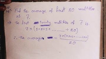 Average of first 20 multiple of 7.