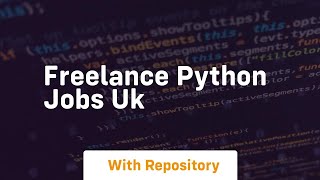 freelance python jobs uk