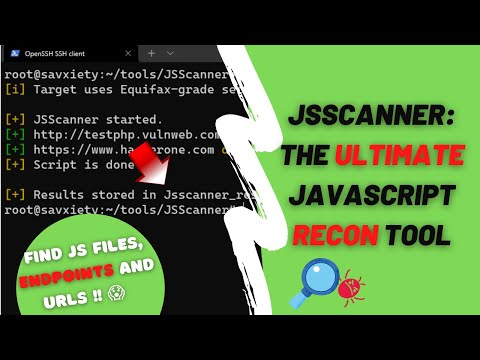 How to Find Hidden Urls And Endpoints From Javascript Files, JSScanner: Usage and Installation