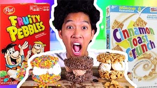 Cereal Ice Cream Sandwiches?!!