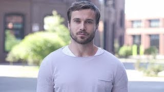 Serious Handsome Man Looking At Camera Stock Footage - Videohive