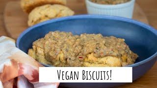 BEST Biscuits and Gravy!! Vegan!