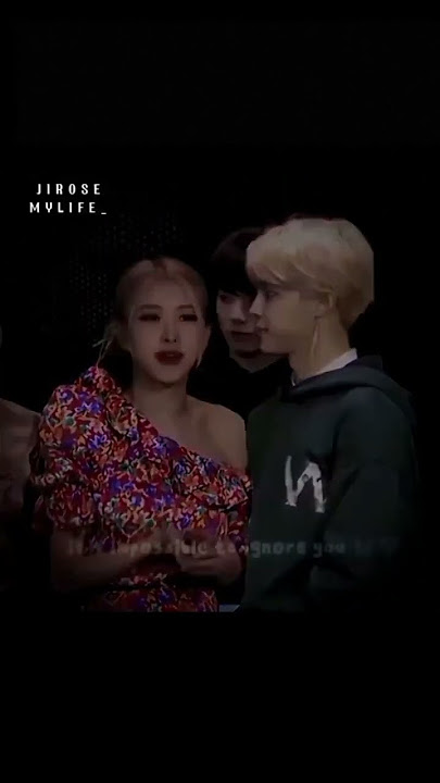 It's impossible to ignore you 😍❤️ #rose #jimin #jirose #blackpink #bts #short