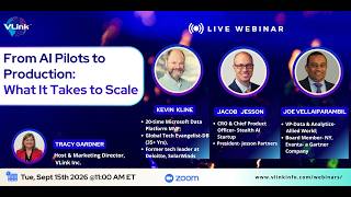 Information From AI Pilots to Production: What It Takes to Scale | VLink Webinar News