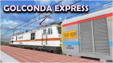 PART 2 17202 - Golconda Express #indianrailways #scrrailways #charlapalli #msts #golcondaexpress