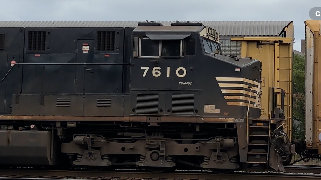 Ns Auto Rack New NS auto rack train at Inman yard - YouTube