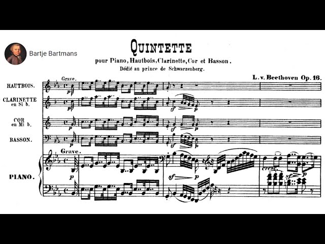 Beethoven - Quintet for Piano and Winds, Op. 16 (1796) - YouTube