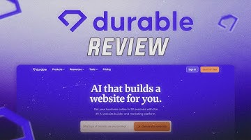 Build a Website in 30 Seconds with AI | Durable Review for Small Business Owners